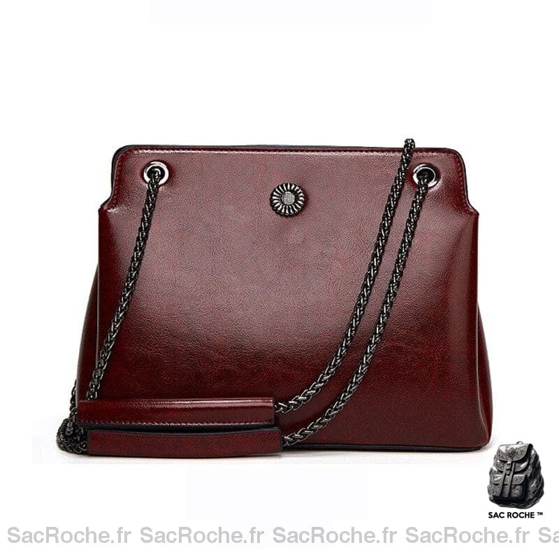 Sac À Main Cuir Femme Café Main Femme