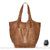 Sac à main cuir femme grand - modèle Marron clair / 60cm x 38cm x 25cm - Sac Roche ™