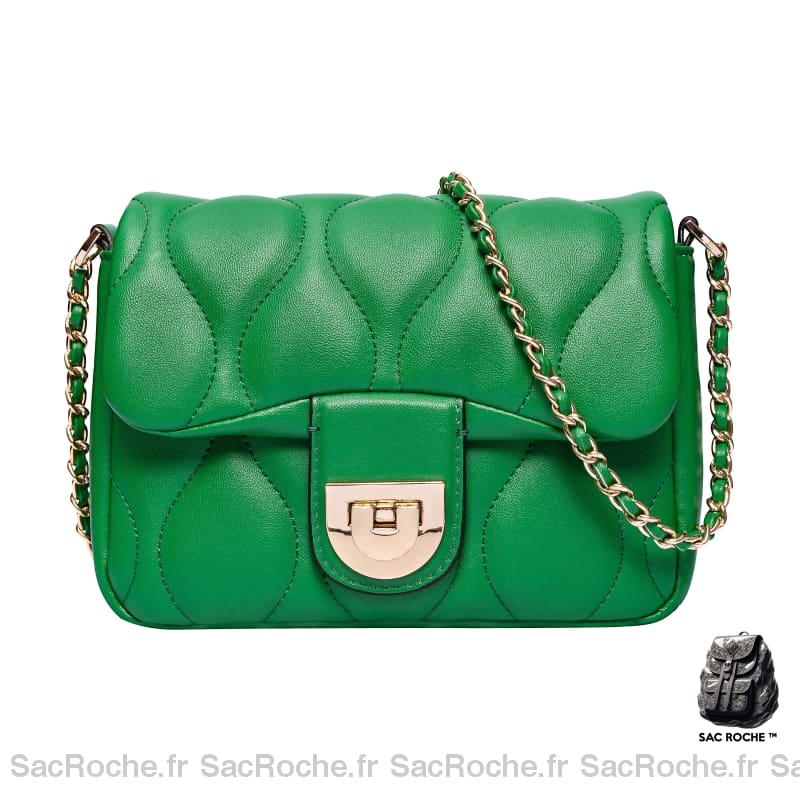 Sac À Main Cuir Femme Moderne Vert