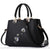 Sac à main cuir femme - modèle Noir - Sac Roche ™