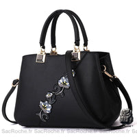 Sac à main cuir femme - modèle Noir - Sac Roche ™