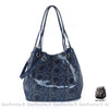 Sac À Main Cuir Femme Tendance Bleu Foncé / 52 X 17 34Cm Main Femme