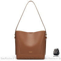 Sac à main cuir marron souple femme - Sac Roche ™