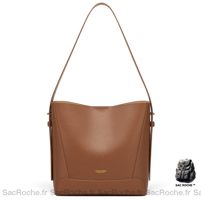 Sac À Main Cuir Marron Souple Femme Marron Main Femme