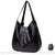 Sac à main cuir noir élégant - modèle Noir - Sac Roche ™