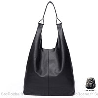 Sac à main cuir noir femme - Sac Roche ™
