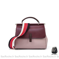 Sac à main cuir véritable petit - modèle Rouge - Sac Roche ™