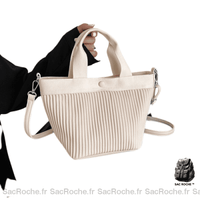 Sac à main école femme abordable - modèle Blanc - Sac Roche ™