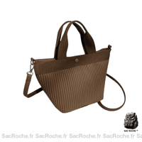 Sac à main école femme abordable - modèle Marron - Sac Roche ™