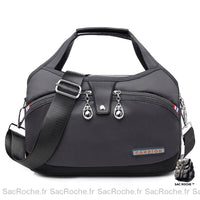 Sac à main en tissu petit - modèle Gris foncé - Sac Roche ™