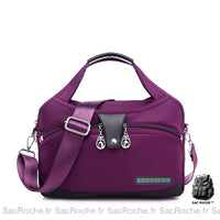 Sac à main en tissu petit - modèle Violet - Sac Roche ™