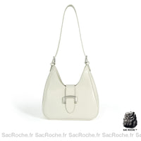 Sac à main épaule femme - modèle Blanc / 25x8x15cm - Sac Roche ™