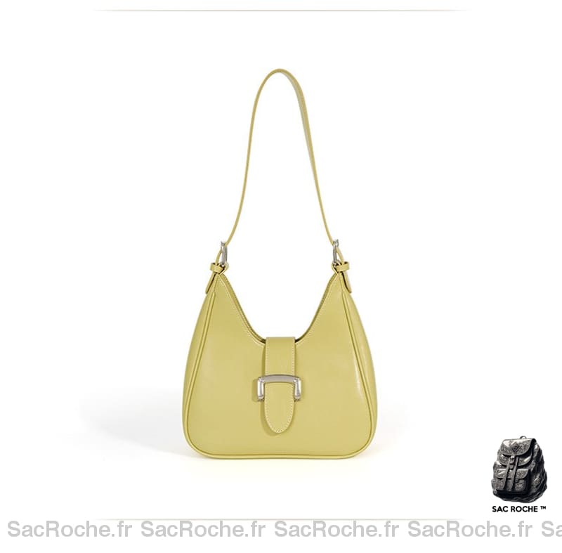 Sac À Main Épaule Femme Jaune / 25X8X15Cm Main Femme