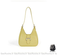 Sac à main épaule femme - modèle Jaune / 25x8x15cm - Sac Roche ™