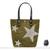 Sac A Main Etoiles Femme - modèle Vert kaki - Sac Roche ™