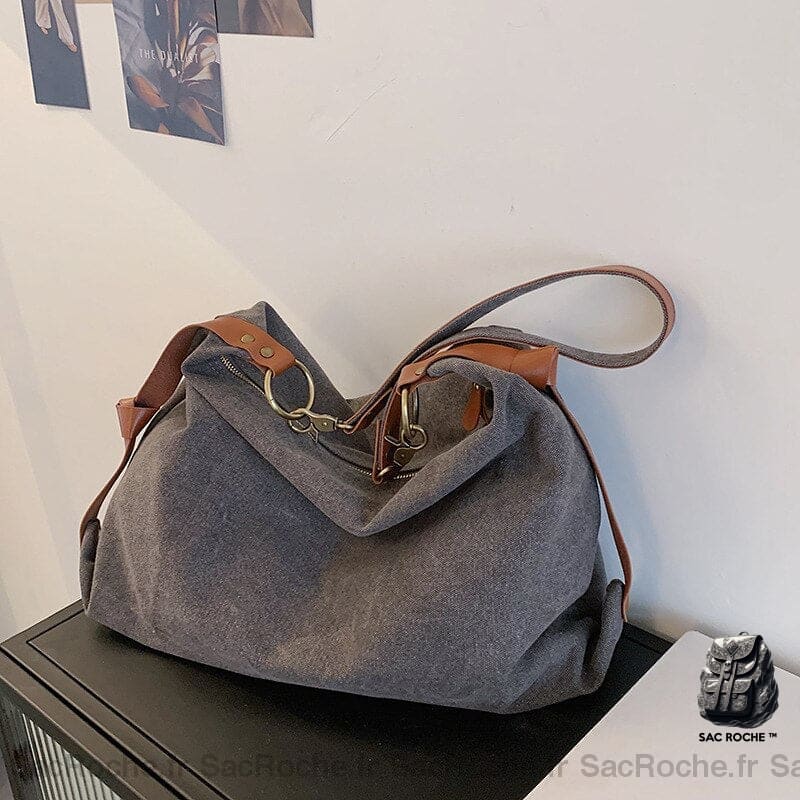 Sac À Main Étudiant Gris Pour Les Cours