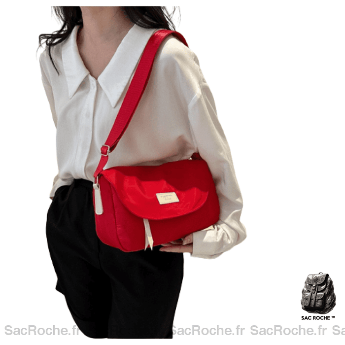 Sac À Main Étudiante Femme Rouge