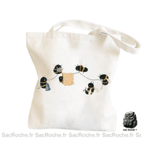 Sac à Main Femme Abeille Doré - modèle 4 / 30cm - Sac Roche ™