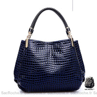 Sac à main femme abordable - modèle Bleu / 35x8x29cm - Sac Roche ™