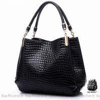 Sac à main femme abordable - modèle Noir / 35x8x29cm - Sac Roche ™