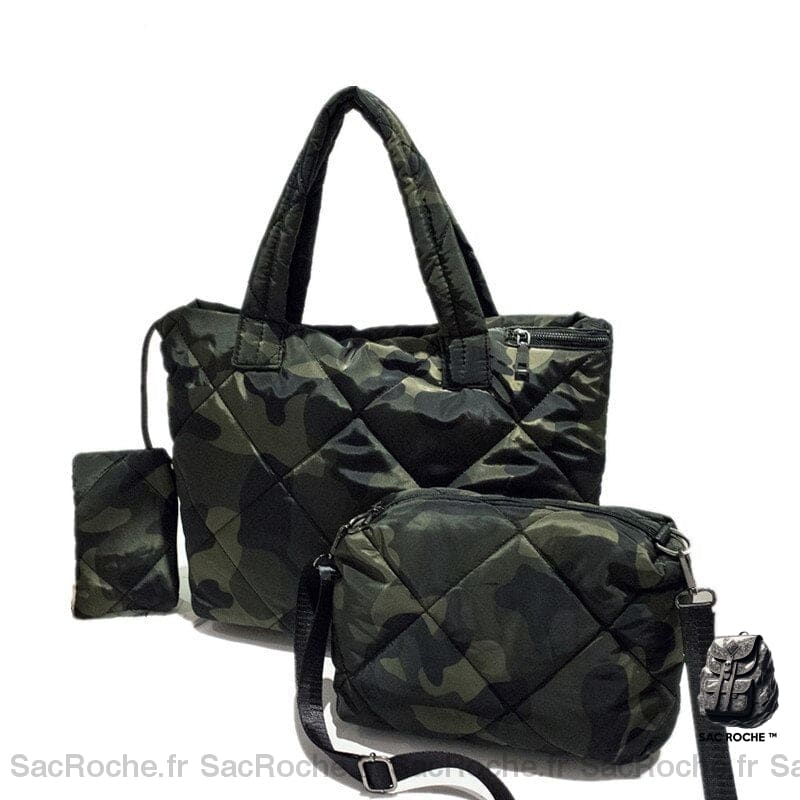 Sac A Main Femme Armé Vert Armé À