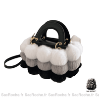 Sac à Main Femme avec Pompon - Sac Roche ™