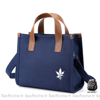 Sac À Main Femme Bleu Marine Abordable. Bleu / 24X21X11Cm Main Femme