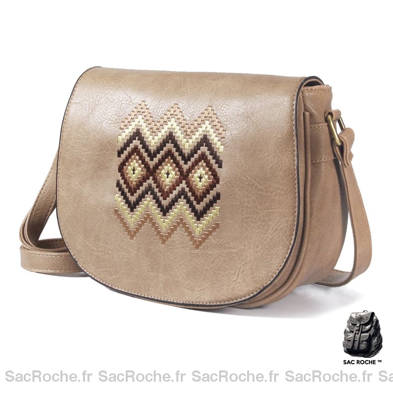 Sac À Main Femme Bohème Vintage Beige Sac