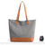 Sac à Main Femme Cabas Moderne - modèle Gris / 33x17x36cm - Sac Roche ™