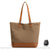 Sac à Main Femme Cabas Moderne - modèle Marron / 33x17x36cm - Sac Roche ™