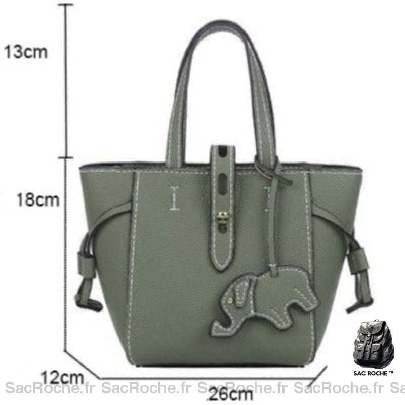 Sac À Main Femme Cabas Petit Vert