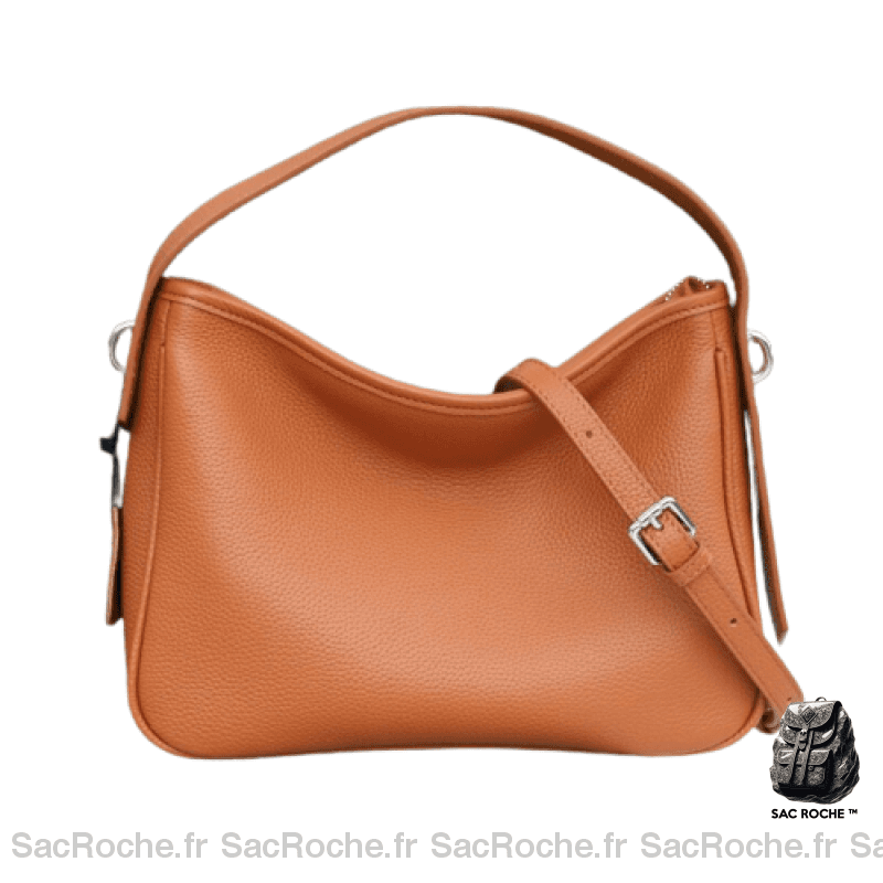 Sac À Main Femme Camel Marron Camel / 27X10X20Cm Main Femme