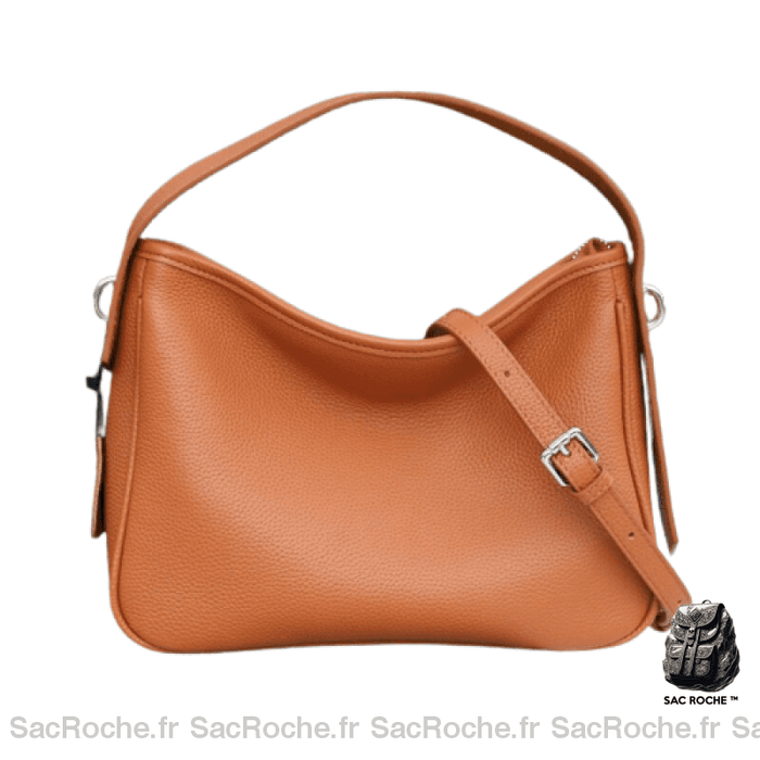 Sac À Main Femme Camel Marron Camel / 27X10X20Cm Main Femme