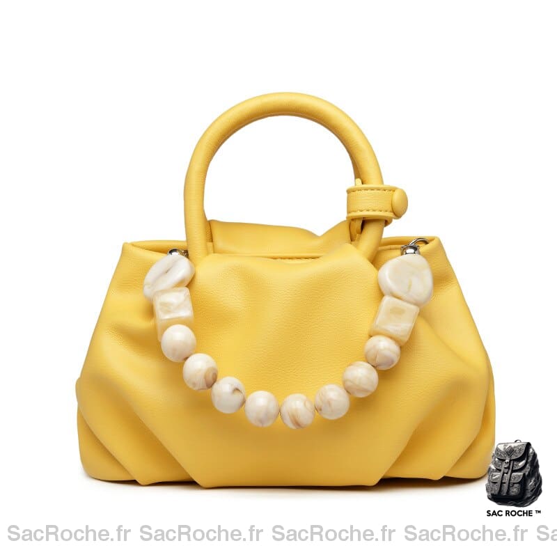 Sac À Main Femme Chic Jaune Main Femme