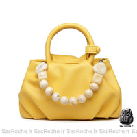 Sac à main femme chic - modèle Jaune - Sac Roche ™
