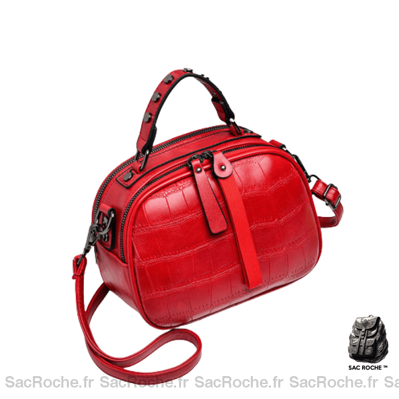 Sac À Main Femme Cours Rouge Main Femme