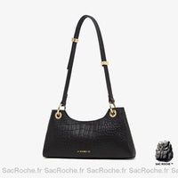 Sac à Main Femme Cuir - modèle Black / 29x15x5CM - Sac Roche ™