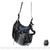 Sac à main femme cuir franges trendy - modèle Noir / 27x14x9cm - Sac Roche ™