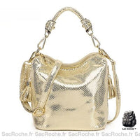Sac A Main Femme - Élégance Assurée - modèle Doré - Sac Roche ™