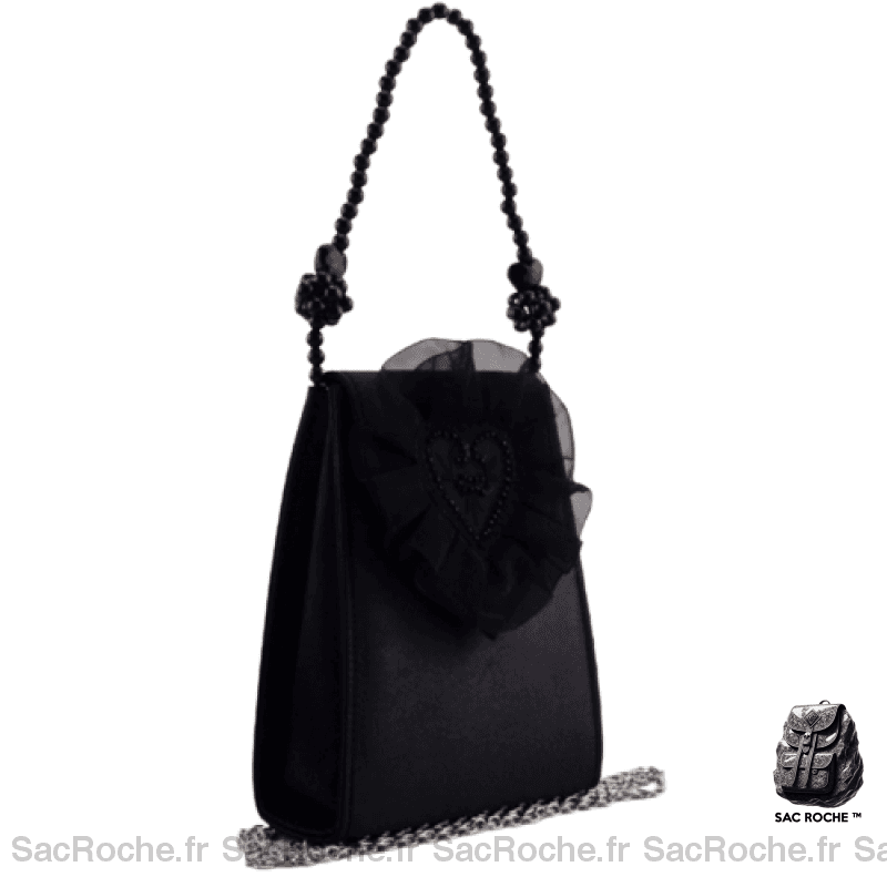 Sac À Main Femme Élégant Et Abordable Noir / 19Cm Main Femme