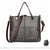 Sac à main femme élégant - modèle Gris / 31x26x12cm - Sac Roche ™
