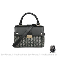 Sac à main femme élégant - modèle Noir / 21x15x8.5cm - Sac Roche ™