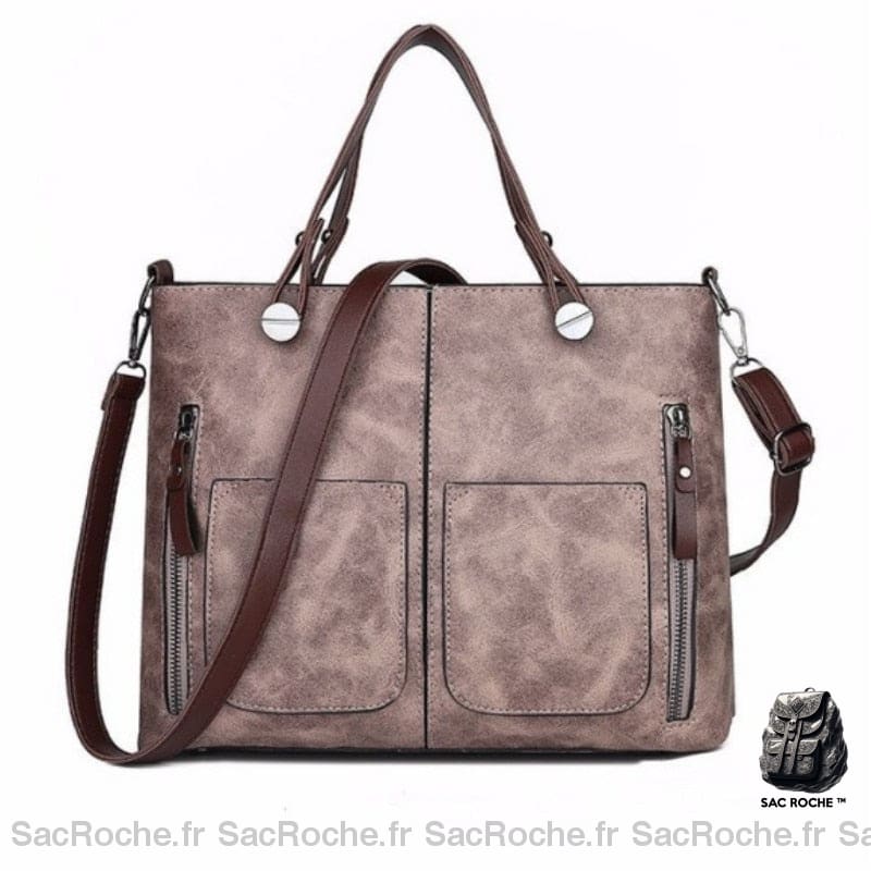 Sac À Main Femme Élégant Rose / 31X26X12Cm Main Femme