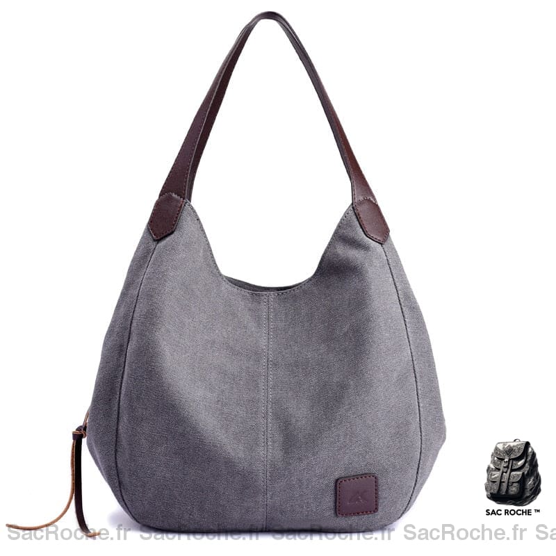 Sac À Main Femme En Cuir Véritable Gris Main Femme