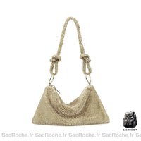 Sac à Main Femme Étincelant - modèle Doré - Sac Roche ™