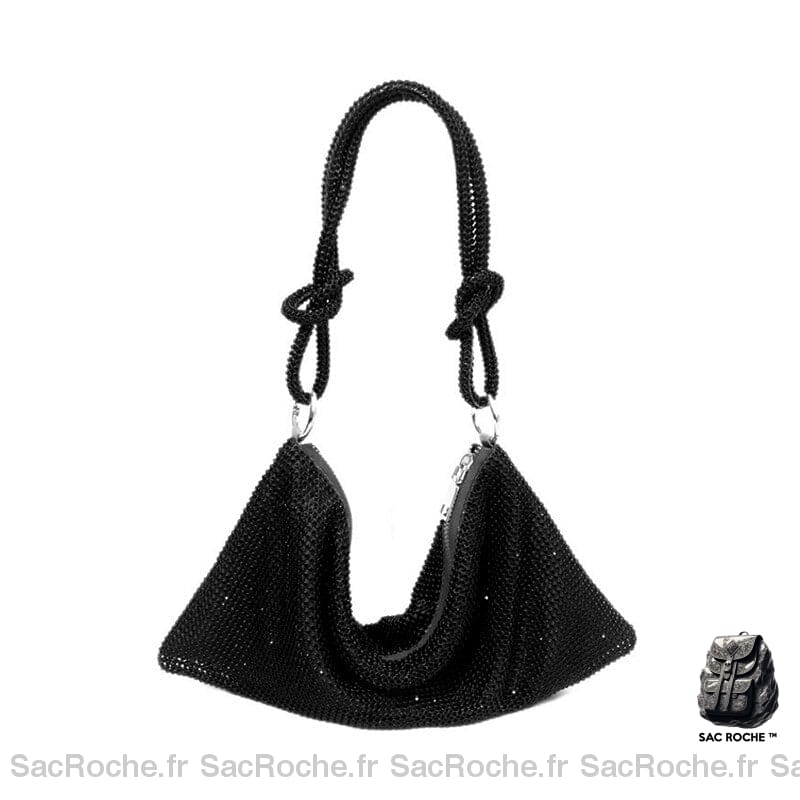 Sac À Main Femme Étincelant Noir