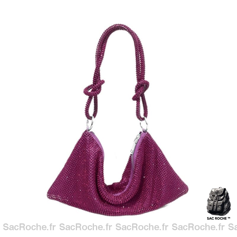 Sac À Main Femme Étincelant Violet