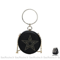 Sac à Main Femme Étoile Symbolique - modèle Noir - Sac Roche ™