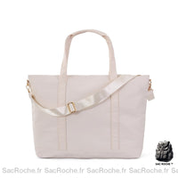 Sac A Main Femme Facile - modèle Beige / 44.5x30x10cm - Sac Roche ™