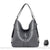 Sac à Main Femme Fermeture Éclair - modèle Gris / 39x28x11cm - Sac Roche ™